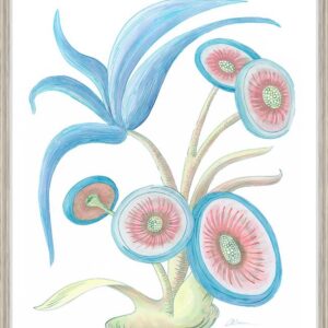 Always-By-Your-Tide-Seaweed-Anemone-Coastal-art by Allison-Cosmos