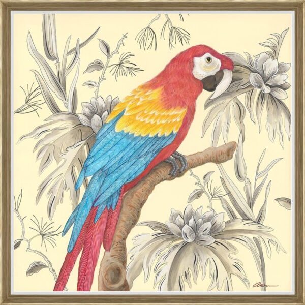 Macaw-of-the-Wild-scarlet-macaw-art-painting-by-Allison-Cosmos